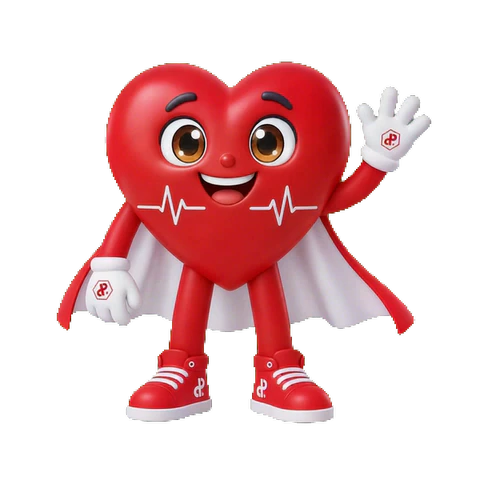 PhaPha đỏ cười tươi, đứng thẳng và vẫy tay chào